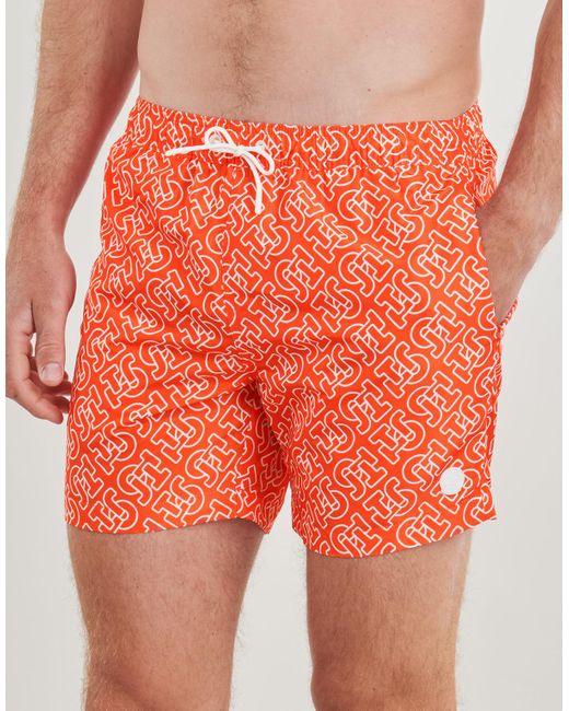 J.O.T.T Orange Trunks / Swim Shorts Niolon Monogram for men