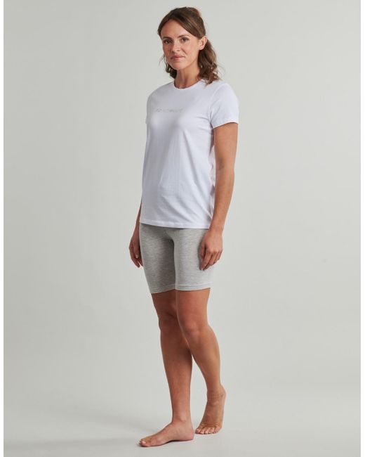 Emporio Armani White T Shirt Crew Neck T-shirt Af13033
