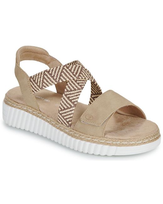 Tom Tailor Metallic Wedge Sandals Sento