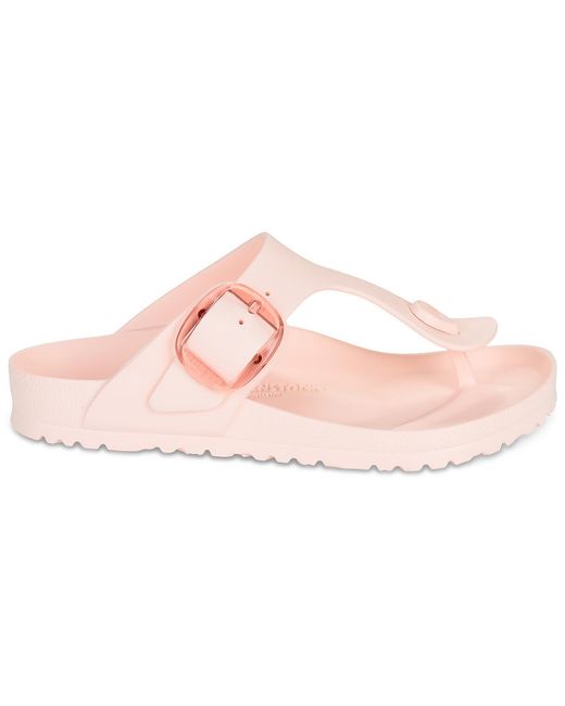 Birkenstock Pink Flip Flops / Sandals (shoes) Gizeh Big Buckle Eva