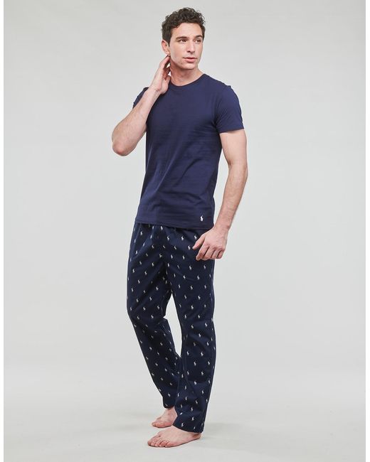 Polo Ralph Lauren Blue Sleepsuits Sleepwear-pj Pant-sleep-bottom for men