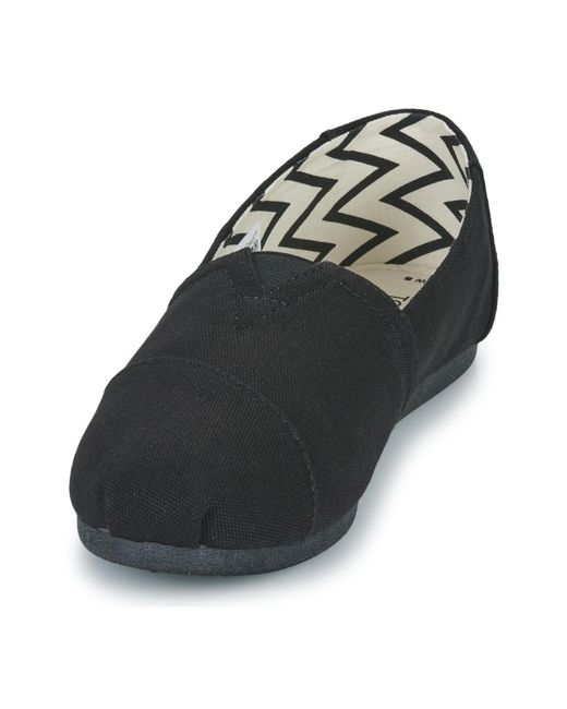 TOMS Black Alpargata Espadrilles / Casual Shoes
