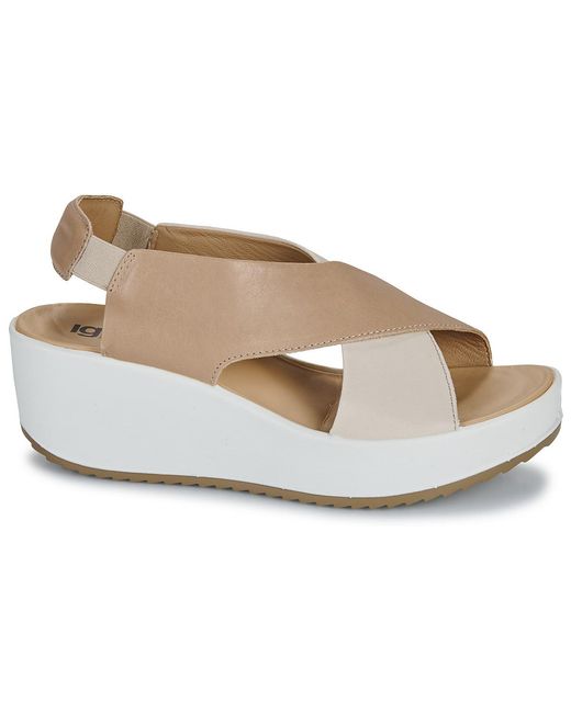 Igi&co Metallic Wedge Sandals D.candy