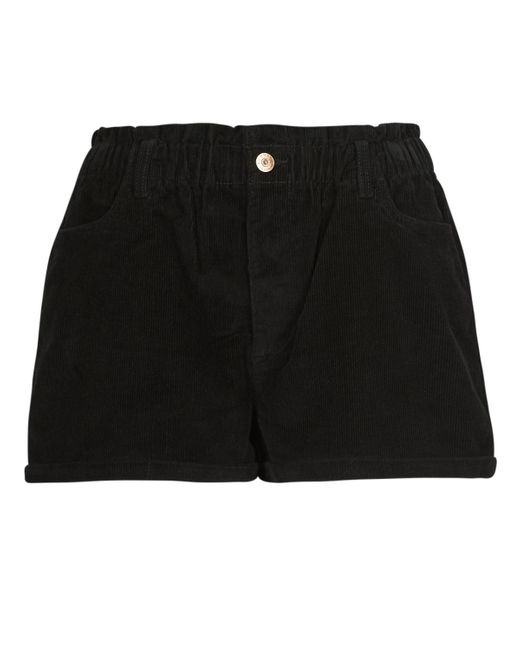 ONLY Black Shorts Onlcuba-flora Hw Pb Cord Shorts Pnt