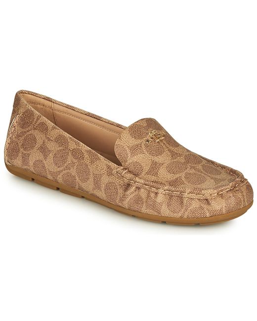 COACH Natural Loafers / Casual Shoes Marley Driver