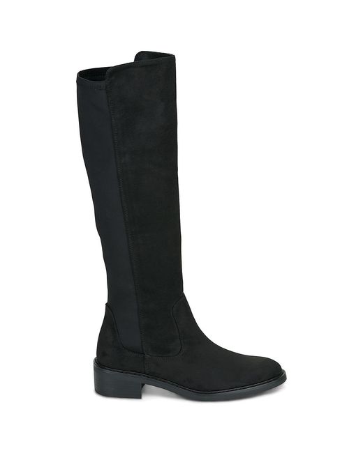 Moony Mood Black Flat Boots Gabriela