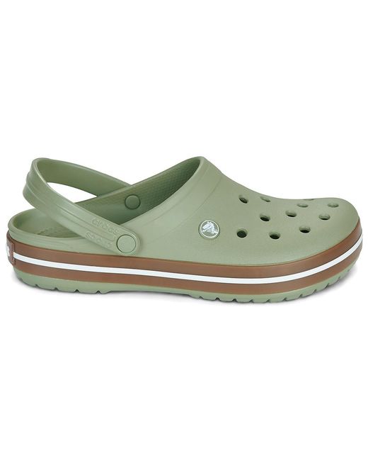 CROCSTM Green Clogs (shoes) Crocband Gum Clog for men