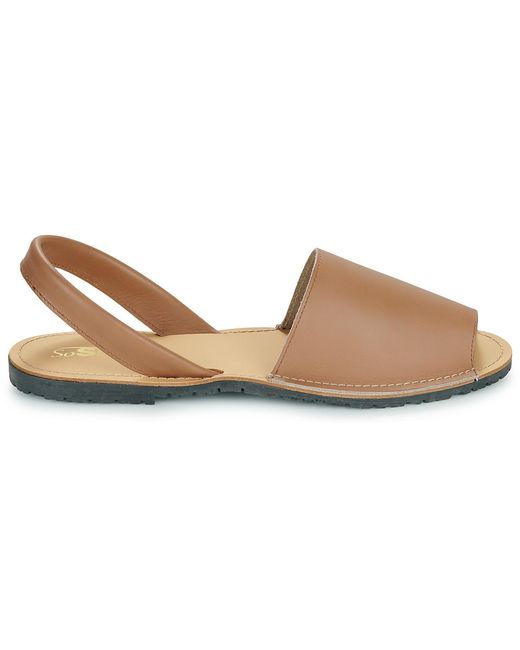 So Size Brown Loja Sandals