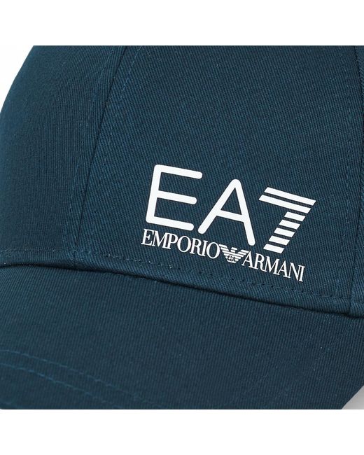 EA7 Blue Cap Train Core Id U Logo Cap for men