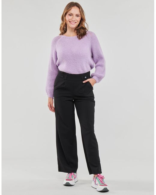 Jdy Black Wide-leg Trousers GEGGO New Long Pant Jrs Noos