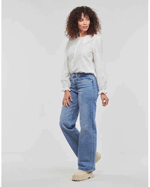 ONLY Blue Flare / Wide Jeans Onljuicy Hw Wide Leg Rea365