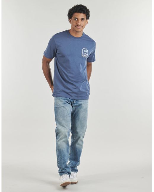 Billabong Blue T Shirt Portal Premium Ss for men