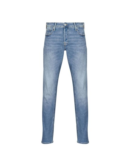 Jack & Jones Blue Skinny Jeans Jjiglenn for men