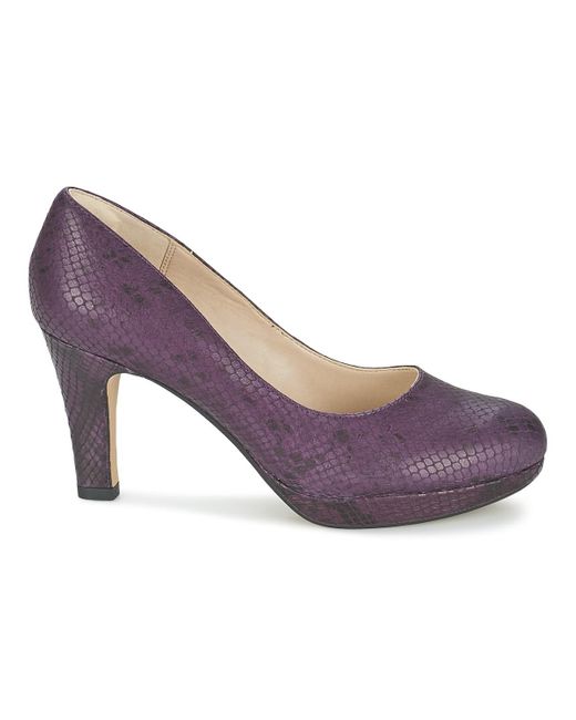 Clarks Crisp Kendra Court Shoes in Purple - Save 49% - Lyst