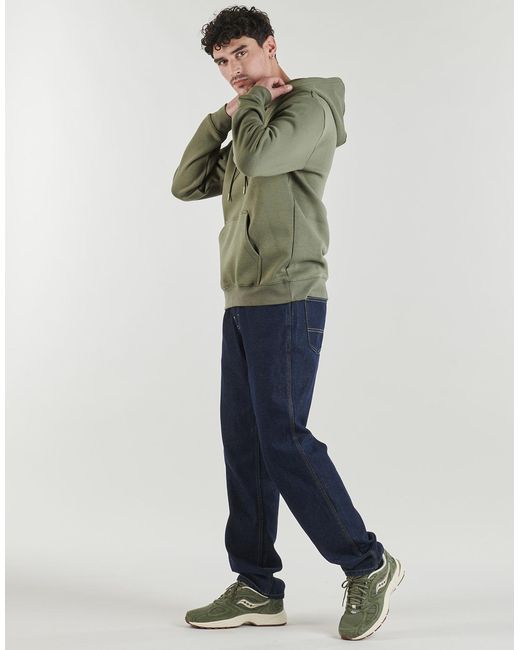 Teddy Smith Green Hoodies S-jim Hoody for men