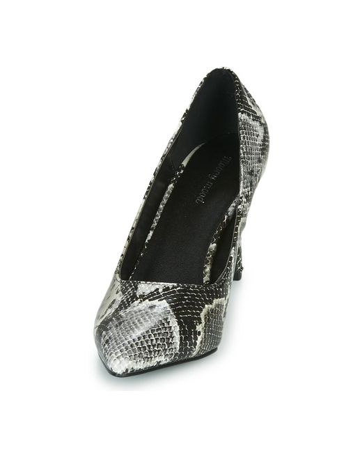 Moony Mood Black Madrina Court Shoes
