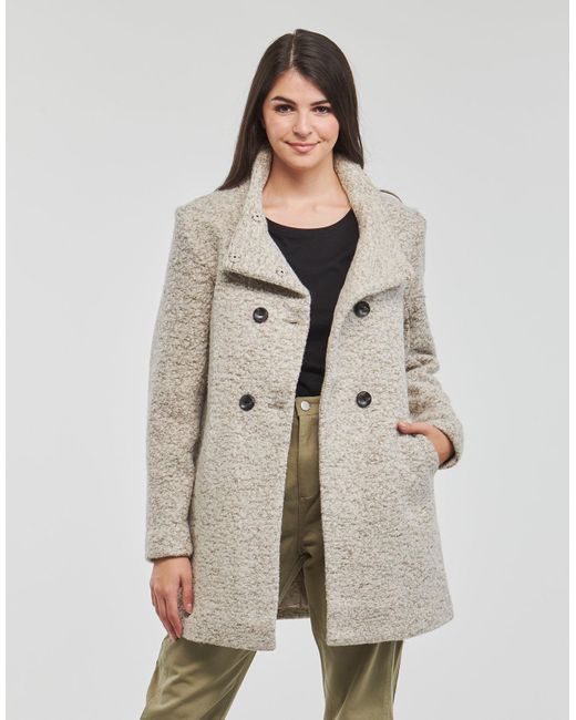 ONLY Natural Coat Onlnewsophia Wool Coat Cc Otw