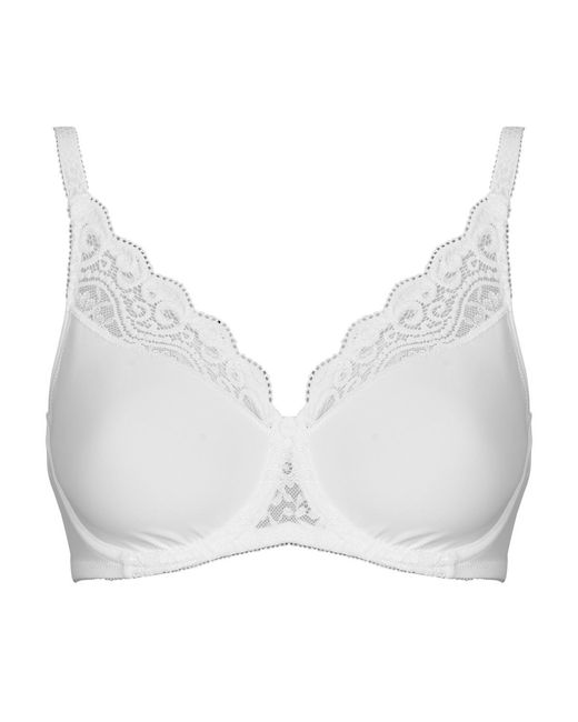 Triumph White Minimiser Bras Amourette W01