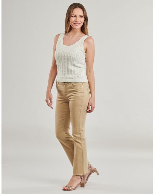 Vero Moda Natural Straight Trousers Vmwild