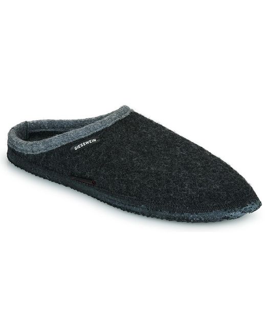 Giesswein Black Flip Flops Dannheim for men