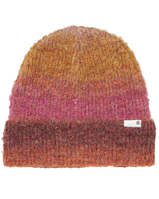 Element Red Beanie Mid Fuzzy Gradient