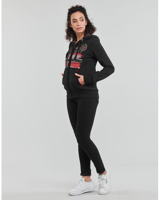 GEOGRAPHICAL NORWAY Black Farlotte Sweatshirt