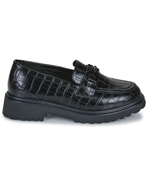 Moony Mood Black Loafers / Casual Shoes Canopia