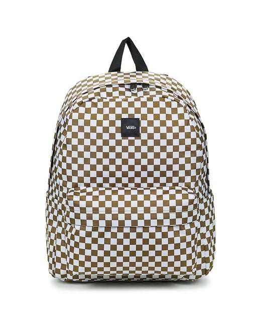 Vans Black Backpack Old Skool Check Backpack 22l