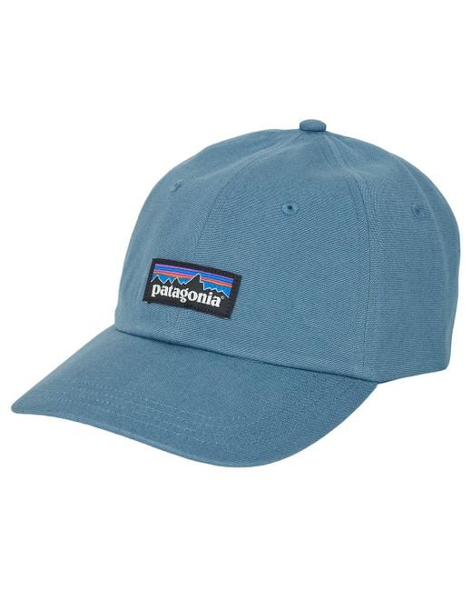 Patagonia Blue Cap P-6 Label Trad Cap for men
