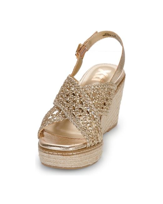 Xti Metallic Wedge Sandals 142746