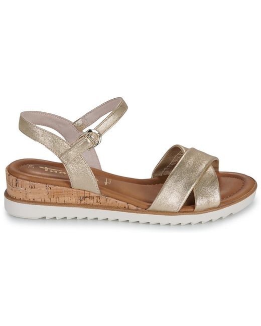 Tamaris Metallic Heeled Sandals 28106-933