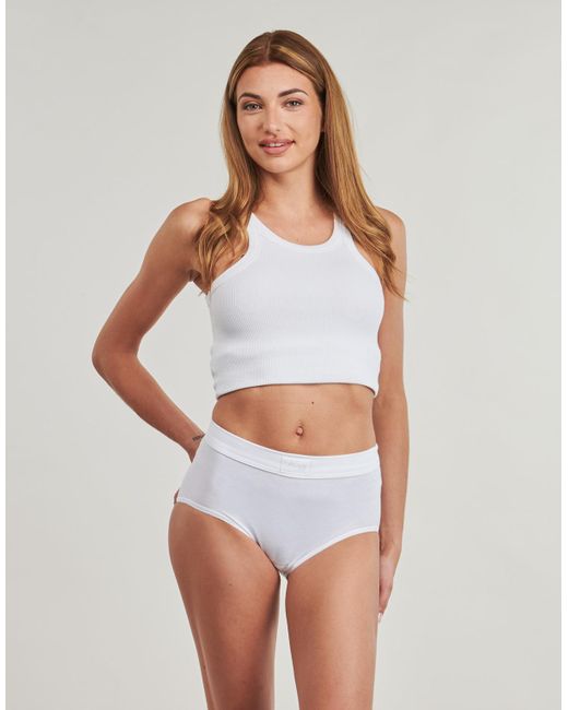 Sloggi White Knickers/panties Double Comfort T Maxi Pack De 2