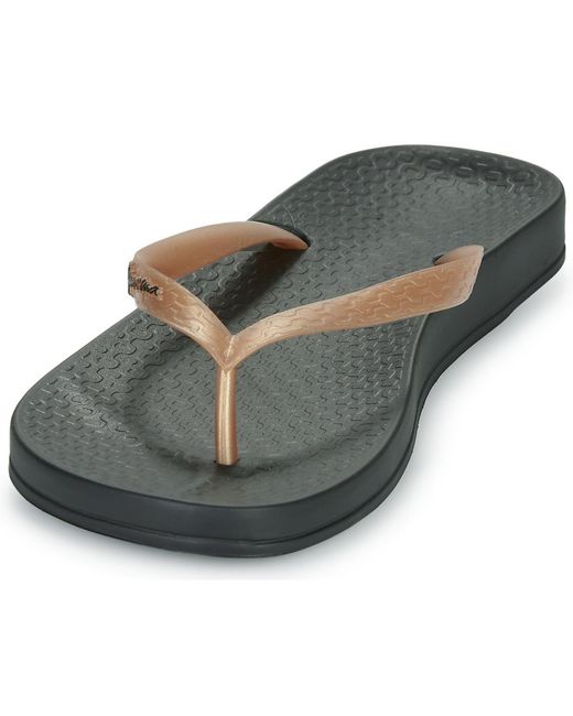 Ipanema Gray Flip Flops / Sandals (shoes) Anat Tan Fem