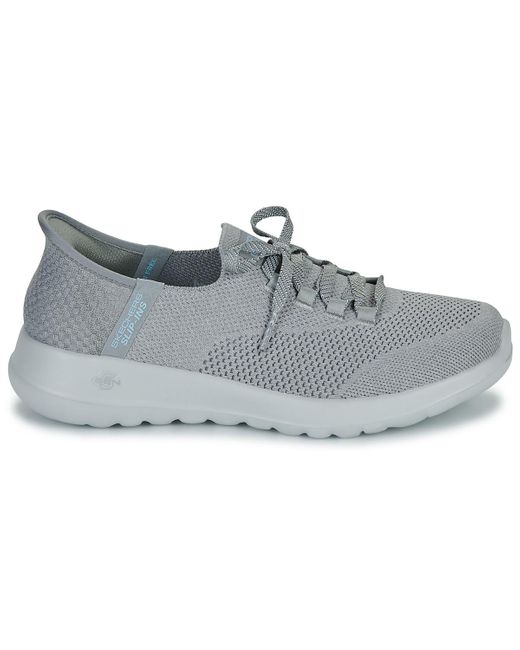 Skechers Gray Shoes (trainers) Slip-ins: Go Walk Joy - Abby