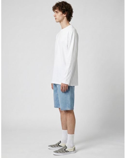 Vans Blue Shorts Check-5 BAGGY Denim Short for men