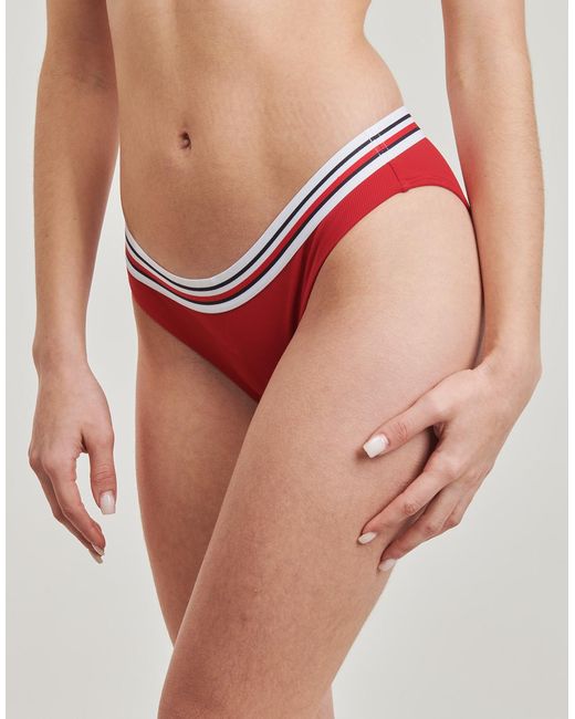 Tommy Hilfiger Red Bikini Separates Triangle Rp