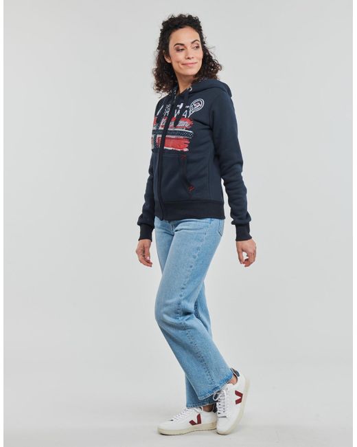 GEOGRAPHICAL NORWAY Blue Farlotte Sweatshirt