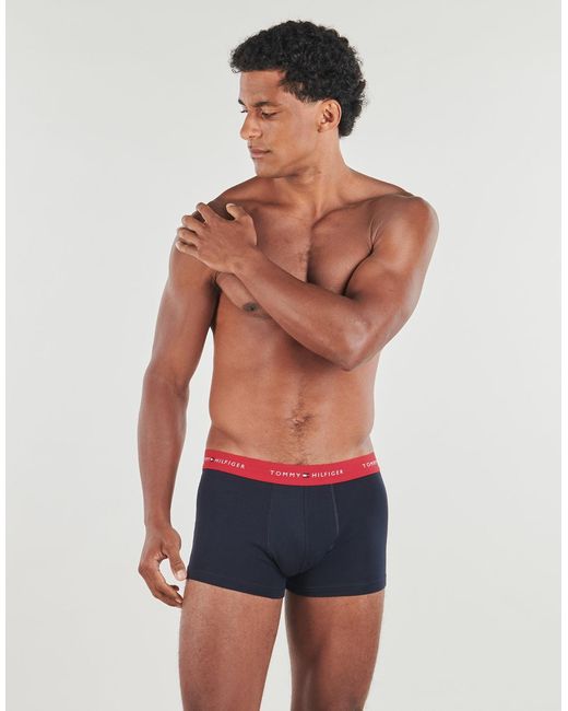 Tommy Hilfiger Blue Boxer Shorts Trunk X3 for men
