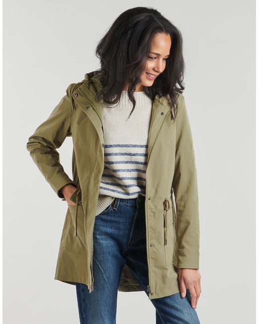 ONLY Green Parka Onllouise
