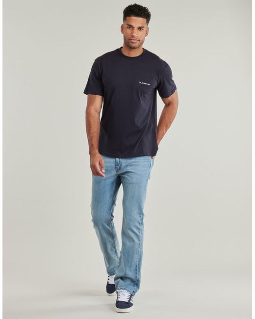 Quiksilver Black T Shirt Ev Desert Waves Ss for men