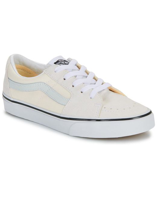 Vans White Shoes (high-top Trainers) Sk8-low Vacation Casuals Murmur