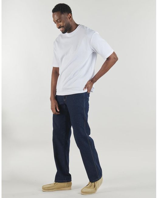 SELECTED White T Shirt Slhlooseoscar Ss O-neck Tee for men