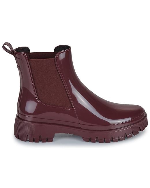 Lemon Jelly Purple Wellington Boots Peachy