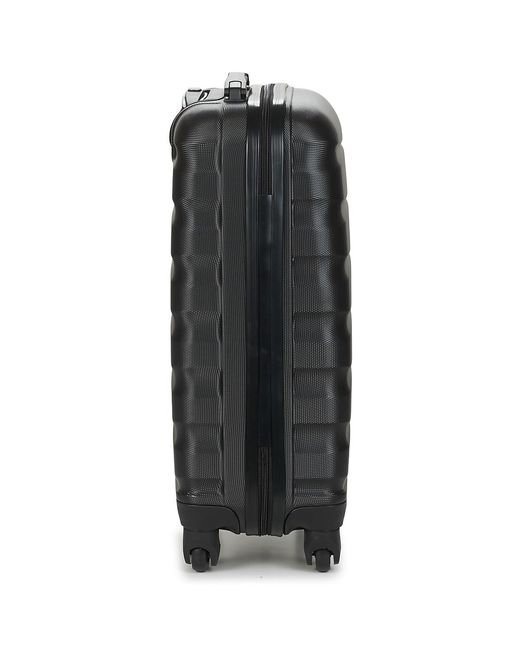 David Jones Black Hard Suitcase Chauvettini 34l Cabin