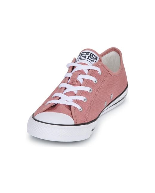 Converse Pink Shoes (trainers) Chuck Taylor All Star Dainty
