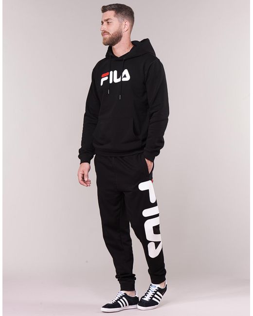 Fila Sudadera Pure Hoody Men's Sweatshirt In Black for men