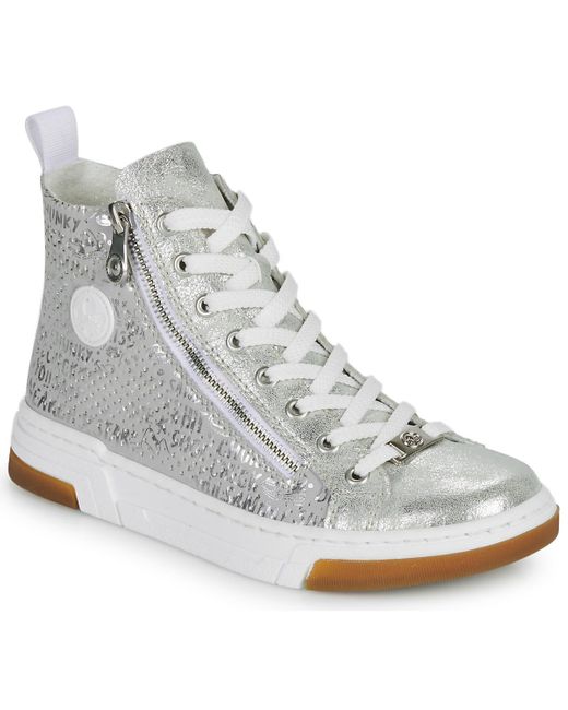 Rieker Gray Shoes (high-top Trainers)