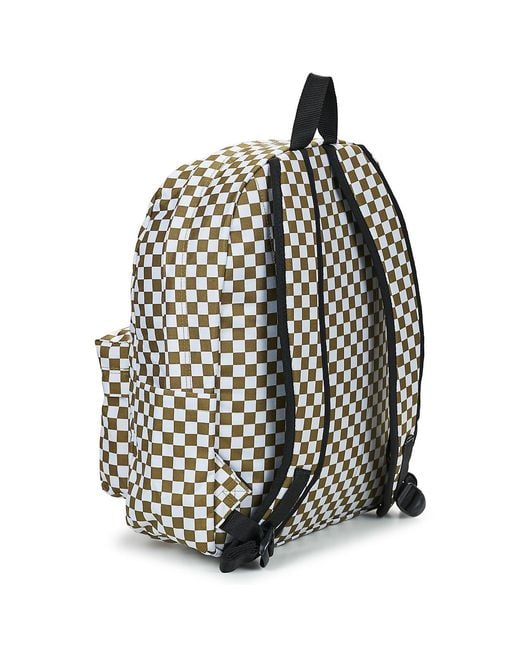 Vans Black Backpack Old Skool Check Backpack 22l