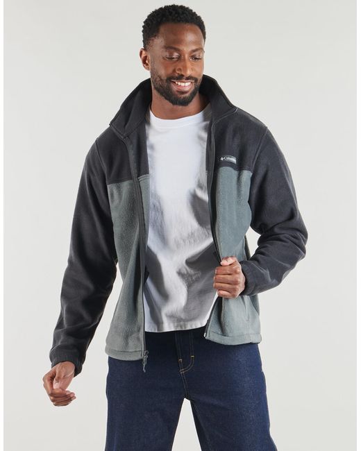 Columbia Black Fleece Jacket Steens Mountain Full Zip 2.0 for men