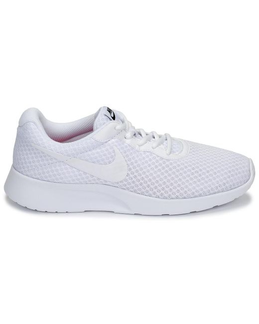 nike tanjun full white